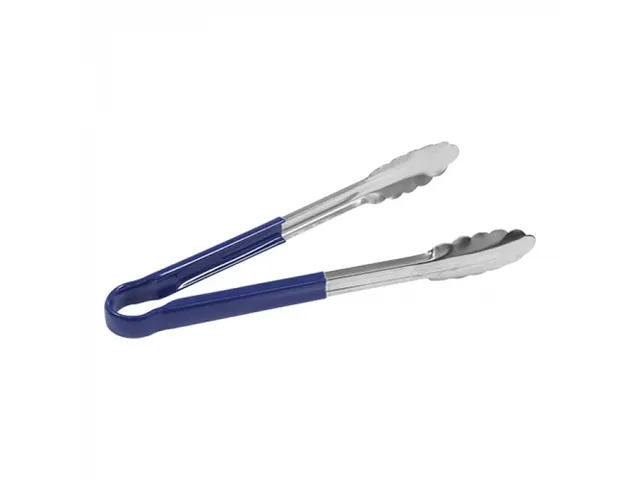 Serveertang 25cm rvs blauw