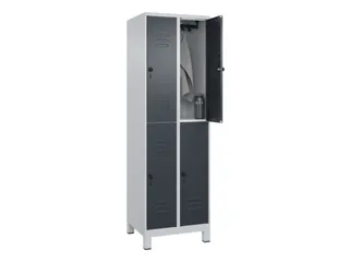 dubbeldekse locker,HxBxD 1950x600x500mm,2x2vak.,vak B 300mm - 3