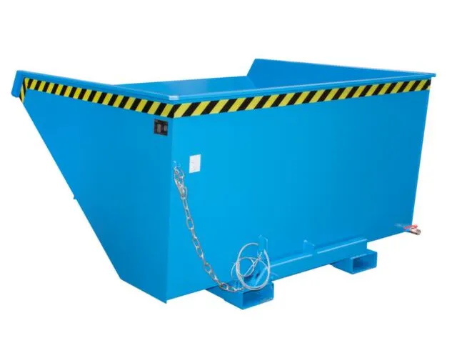 Kiepbak voor spaanders,HxLxB 1095x1720x1870mm,2,1m³,draagverm. 1500kg