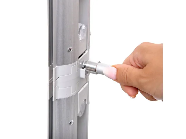 Bannerframe Brightbox Fold&Go 100x200cm LED verlicht Dubbelzijdig