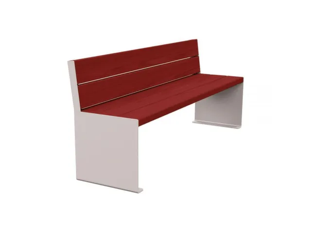 zitbank,B 1800mm,3latten,hout-zitting Mahonie,zitting H 450mm