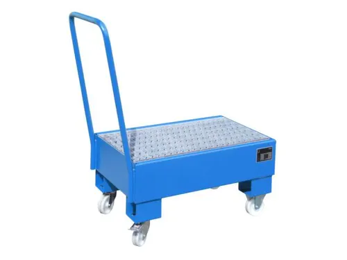 verrijdbare opvangbak,v. 2x60l vat,opvangvol. 61l,HxBxD 1075x500x940mm