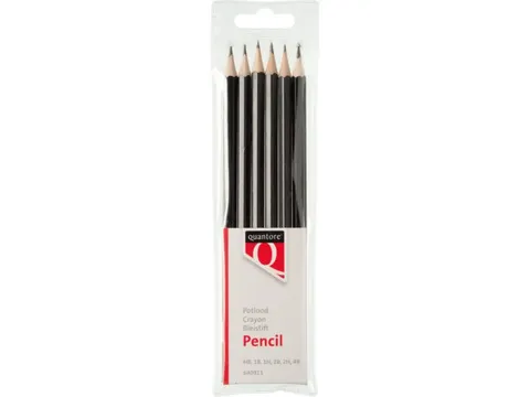 Potloodset Quantore Hb 1b 1h 2b 2h 4b