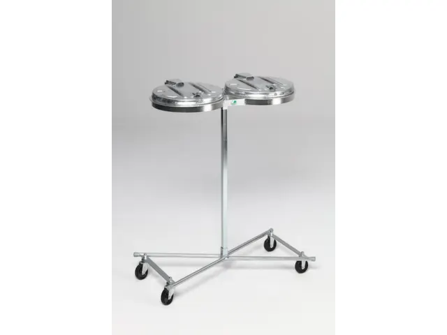 Dubbele Afvalverzamelaar Verrijdbaar 1020x860x500mm 120 Liter