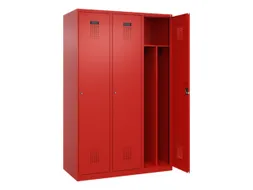 locker voor scheiding van kleding,HxBxD 1850x1200x500mm,3vak