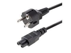 Laptop Stroomkabel 3 Meter EU Schuko Plug naar C5 Clover Leaf