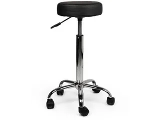 Tabouret Kruk Zwart Hoge Gasveer Zonder Rugleuning - 5