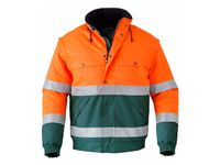 Pilotjack 5139 Groen/oranje, Maat L