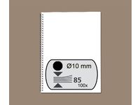 Draadrug Fellowes 10mm 34-rings A4 zwart 100stuks