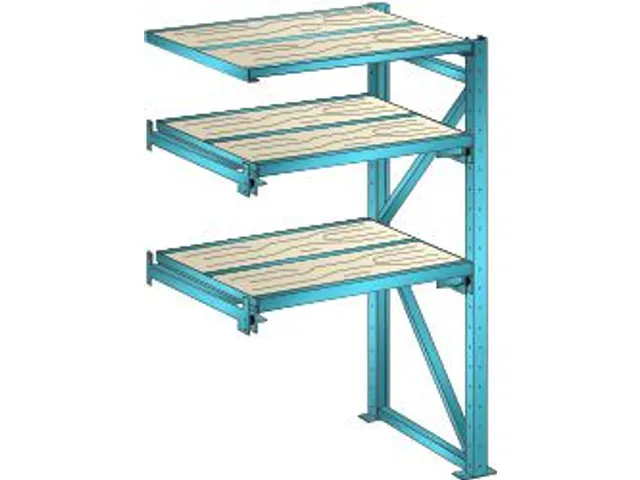 uittrekstelling voor zware lasten,HxBxD 2000x1290x860mm,vaklast 1000kg