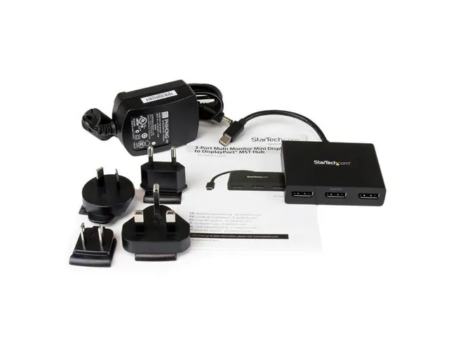 Mini Displayport Naar Displayport Multi-monitor Splitter 3-Poorts Hub