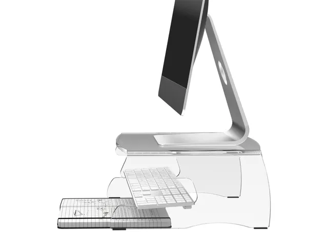 Monitorstandaard Acryl Dataflex 44100 transparant