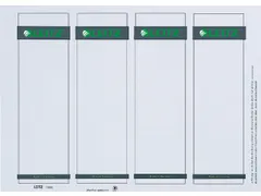Rugetiket Leitz 56X190Mm Insteekkaart Breed Grijs printbaar