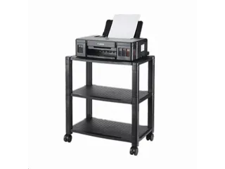 Mobiele Trolley 3 Niveaus 33.6x42.8cm plateau Zwart - 2