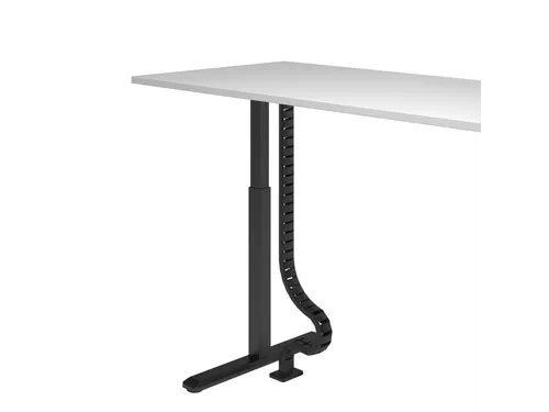 Addit kabelgeleider Zwart voor zit-sta Bureau 130cm incl magneethouder