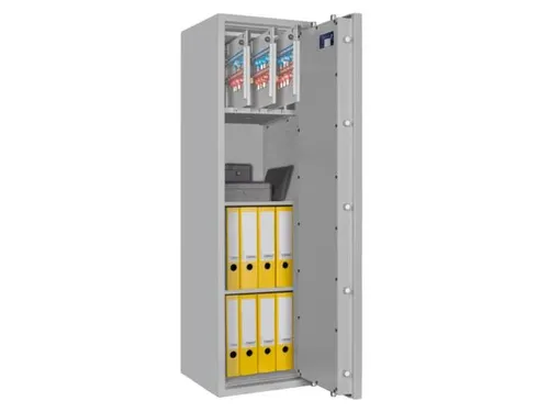 sleutelkluis,HxBxD 1400x400x420mm,128haak,legborden,romp RAL7035