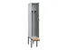 locker met bank,voor scheiding van kleding,HxBxD 2120x300x815mm,1vak