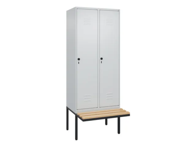 locker voor scheiding van kleding,HxBxD 2120x800x815mm,2vak