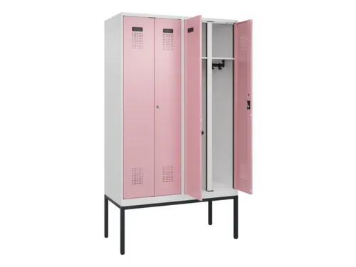 locker voor scheiding van kleding,HxBxD 2120x1200x500mm,4vak