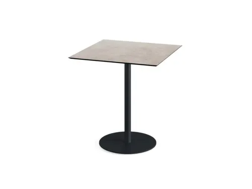 bistrotafel,HxBxD 730x700x700mm,rechthoekig,schotelvoet zwart