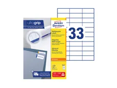 Etiket Avery Zweckform 3421 70x25.4mm wit 3300stuks