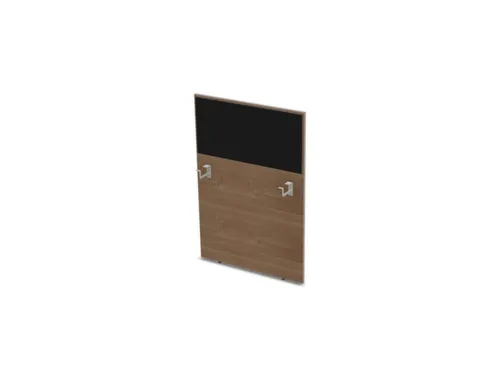 baliepaneel,v. bureau,aanbouw rechts,B 800mm,NT-cherry,BN8033-zwart