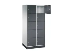 grootvolume-lockersysteem,RAL 7035/RAL 7021,HxBxD 1950x820x600mm