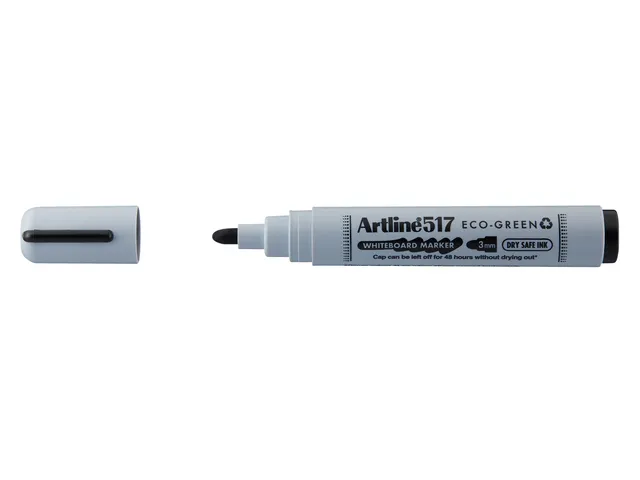 Whiteboardmarker Artline 517 Eco Dry Safe rond Medium zwart