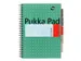 Projectboek Pukka Metallic A4 lijn 5-tabs 200 pagina's 80gr groen