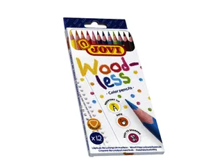 Kleurpotloden Jovi houtvrij assorti etui à 12 stuks - 2