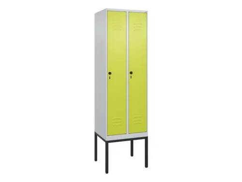 locker,HxBxD 2120x600x500mm,2vak,vak B 300mm,draaigrendel