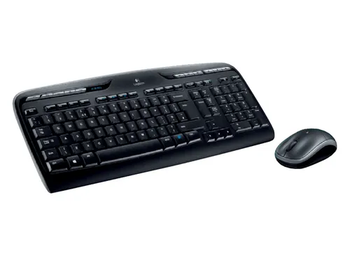 Toetsenbord- en muisset Logitech MK330 draadloos QWERTY zwart