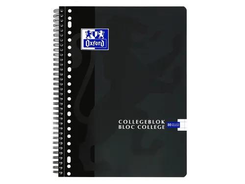 Collegeblok Oxford School Scribzee A4 23-Gaats Ruit 10Mm 80Vel Assorti