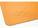 Sous-main Sigel enroulable 800x300x2mm jaune-gris simili cuir