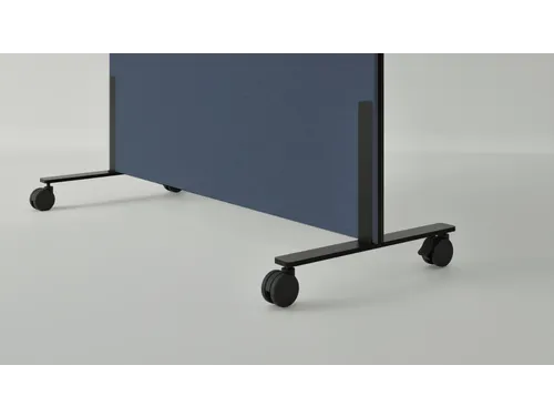 Silva verrijdbaar akoestisch whiteboard blauw 200x120cm