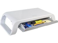 Monitorstandaard Met lade Glossy Wit