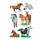 Sticker Etiket Herma 3553 Paarden 18 stickers