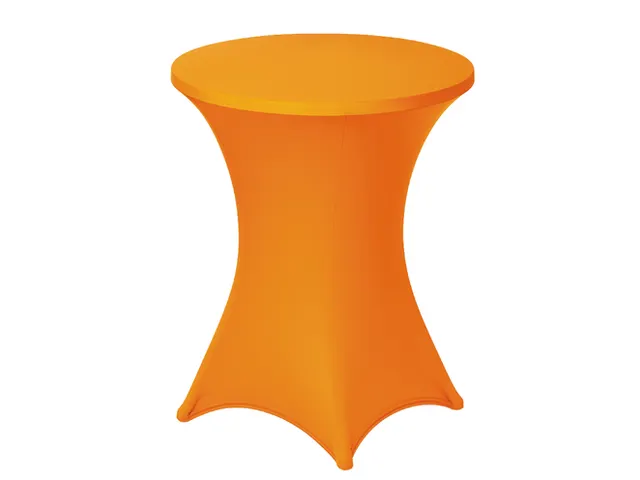 Tafelrok BRASQ voor statafel 80cm oranje