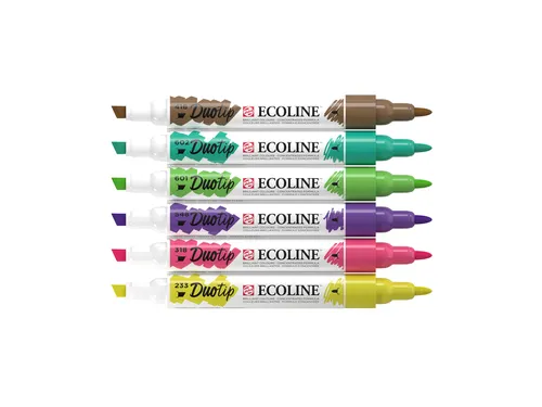 Duotip Talens Ecoline set à 6 stuks botanisch