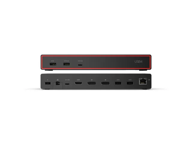 Lenovo ThinkPad USB4 Dock 5000, Bedraad, Thunderbolt 4, 65 W, 1000 Mbi