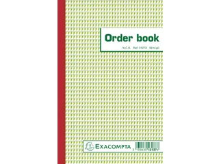 Orderboek Exacompta 210x135mm 50x3vel lijn - 2