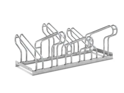 Fiets-Beugelrek L 1050Mm 2X3Plaatsen Schroefbaar Dubbelzijdig Verzinkt