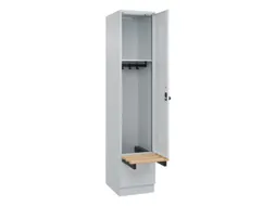 locker met bank,HxBxD 1950x400x815mm,1vak,vak B 400mm,draaigrendel
