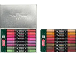 Acrylmarker Faber-Castell Multimark bewaarblik Style it Home 16 stuks