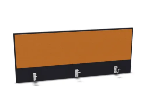 opzetpaneel bureau aanbouw achter B 1400mm CC-zwart BN3005-geel