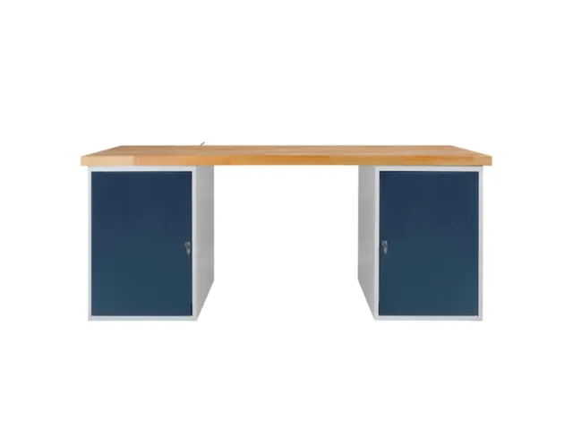 werkbank,HxBxD 850x2000x750mm,beukenblad,draagverm. 500kg,4voeten