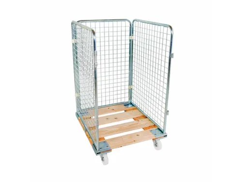 rolcontainer,draagverm. 500kg,HxLxB 1210x810x724mm,nuttige H 1020mm
