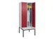 locker voor scheiding van kleding,HxBxD 2120x800x815mm,2vak