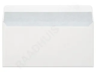 Dienstenvelop Venster Rechts Raadhuis 110x220mm Dl (ea5/6) Wit Gegomd - 4