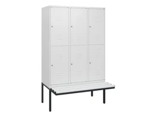 Dubbeldekse dekenkist,HxBxD 1950x1200x815mm,3x2vak.,vak B 400mm - 1